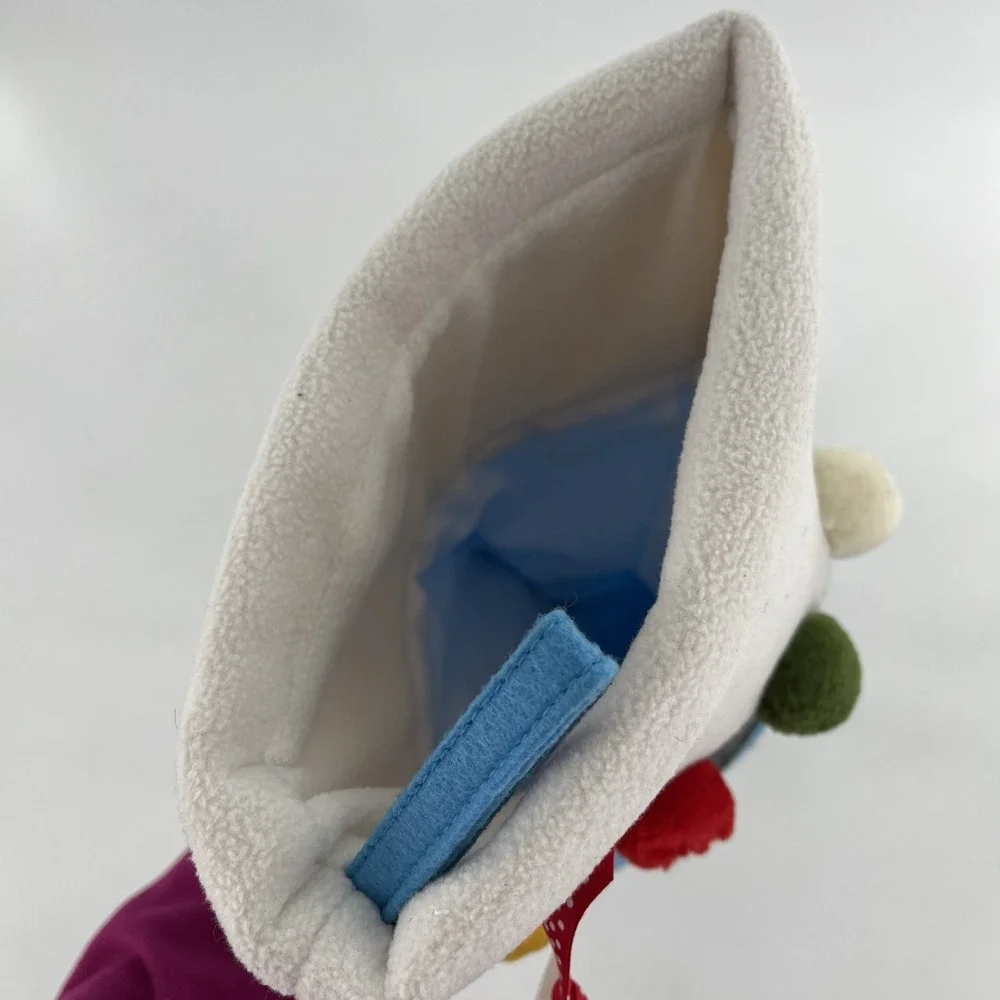 Rare Pottery Barn Felt‎ Christmas Stocking Blue 2 Empire Penguins Snow Poms, 22